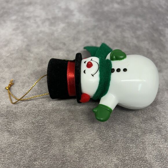Vintage HMK Snowman Hard Plastic String Light Covers /Ornaments - Picture 7 of 12